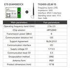 E73-2G4M08S1C/CX  E73-2G4M08S1E/EX E83-2G4M03S EBYTE E73 Series Wireless BLE Module BLE4.0/5.1/5.1 nRF52840 nRF52833 nRF5340