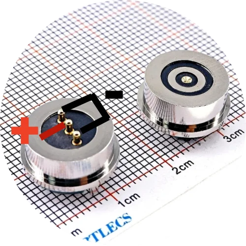 360º Magnetic Circular PogoPin Hassle Free Connector 2A Male Female Metal Spring Loaded 3 4 Pin DC Power Charger Wire JST SM