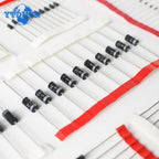 100-200pcs Rectifier Schottky Diode Kit 1N4007 1N4148 1N5408 1N5819 1N5822 1N4001 1N4004 1N5404 FR107 FR207 Fast Switching Diode