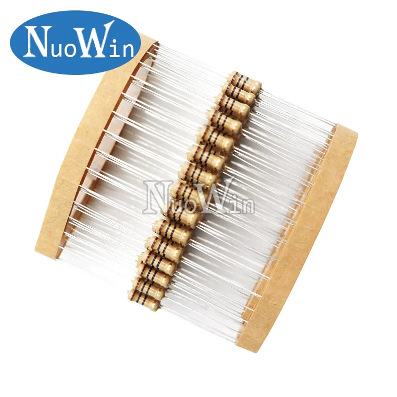 100pcs/lot 1/2W Carbon Film Resistor 5% 1R-10M 10R 22R 47R 100R 150R 470R 1K 3.3K 10K 22K 220K 470K 0.1 0.22 470 ohm 0.5W