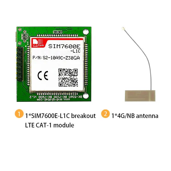 SIMCOM SIM7600E L1C SIM7600E-L1C LCC 4G Multi Band LTE Module LTE Cat 1 for EMEA Market