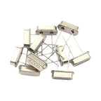 10PCS 4Mhz 6Mhz 8Mhz 12Mhz 16Mhz 20Mhz 24Mhz 25Mhz 26Mhz 32Mhz 40Mhz Quartz Crystal Resonator Passive Oscillator HC 49S