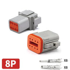 DEUTSCH DT/DTM/DTP/DTF Series IP68 Sealed Connector Kits | 2-12Pin Flange Mount for Auto/Truck/Marine Wiring Systems