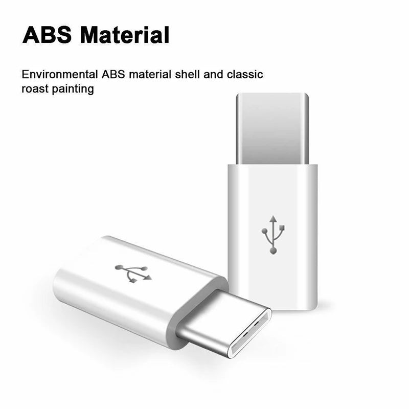 5PCS Micro USB To Type-C Adapter Mobile Phone Adapter Microusb Connector for Huawei Xiaomi Samsung Galaxy A7 Adapter USB TypeC
