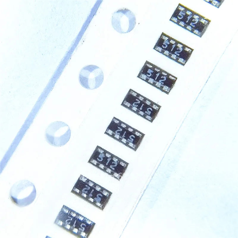 100PCS 0402*4 8P4R 2*4P SMD Network Resistor Array 0  -1M 10R 15R 22R 150R 220R 330R 1K 2.2K 4.7K 10K 22K 47K 100K 220K 470K ohm