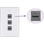 USB C Keystone Jack Inserts Adapter USB 3.1 Type-C Female to Female Insert Socket Coupler Connector for Wall Plate Outlet Panel