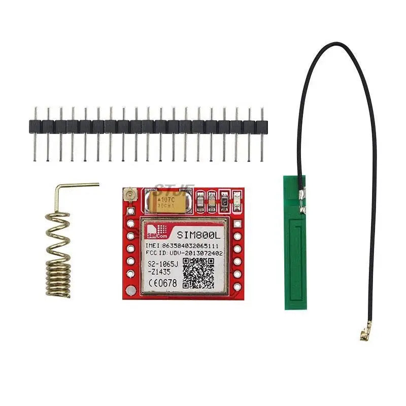 Smallest SIM800L GPRS GSM Module MicroSIM Card Core BOard Quad-band TTL Serial Port