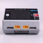 HOTA D6 DC650W 15A Dual Smart Charger Maximum current 1600mA Built-in Micro USB for 1-6S Lipo LiHV/NiZn/Nicd/NiMH Battery