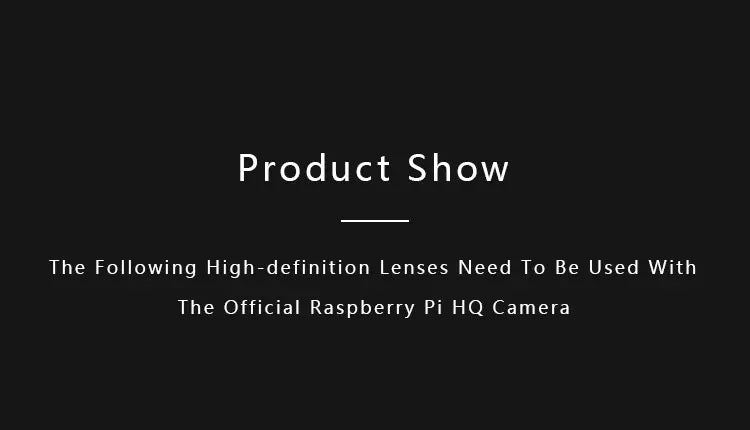 Raspberry Pi High Quality HQ Camera Module 12.3MP IMX477 sensor support for C- and CS-mount lenses