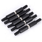 10Pcs 2.1mm x 5.5mm Male DC Plug Electrical Socket Outlet Power Jack Plugs For DIY Projects