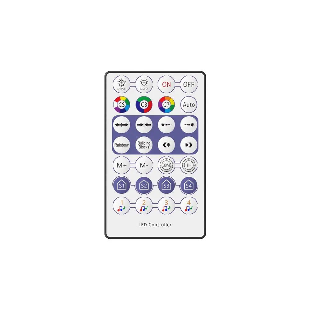 Addressable Led Music Controller Comes with MIC pickup Adjust Brightness RGB Light Controler 5V Mini Bluetooth APP Controller