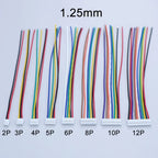 YanXi 10PCS SH1.0 1.25 ZH1.5 PH2.0 XH2.54 Connector Female Plug 2/3/4/5/6/8/9/10/12Pin With Cable Terminal Wire 10/20/30cm
