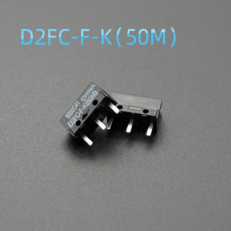 2pcs Original Mouse Micro Switch D2FC-F-7N 10M 20M OF For Logitech G502 D2FC-F-K 50m 60MN D2F-F D2F-01FL D2F-01F-T D2F-F-3-7