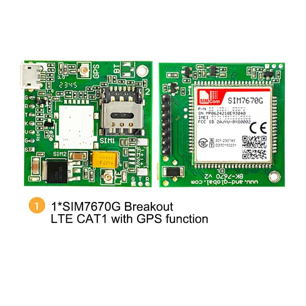 SIM7670G 4G Development Board LTE Cat1 SIMCOM Replaced SIM7600G Qualcomm Platform