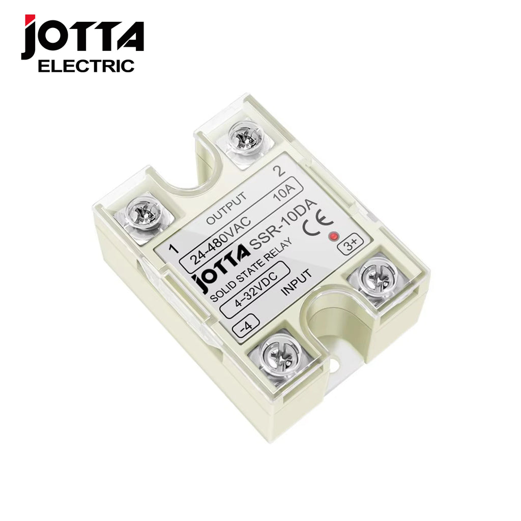 Solid State Relay Module SSR 10DA 25DA 40DA DC Control AC  Single Phase With Plastic Cover For PID Temperature Control