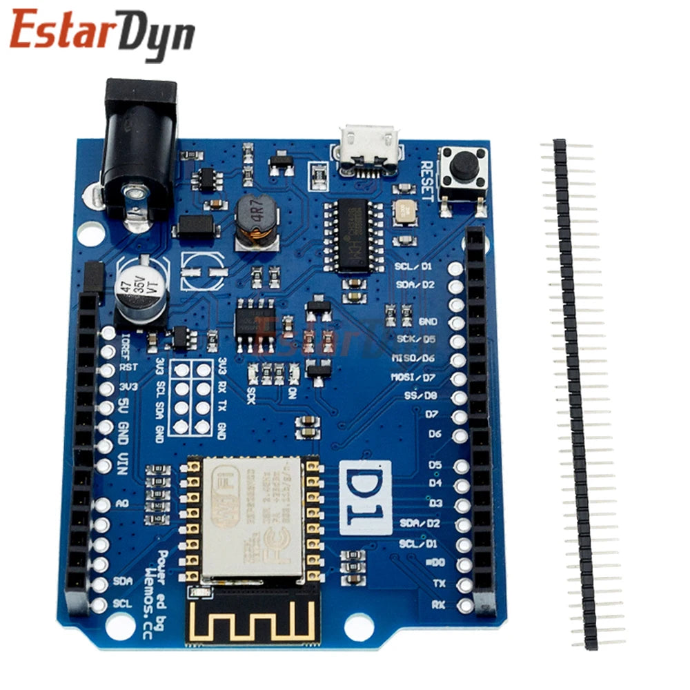 Estardyn ESP8266 NodeMCU WeMos D1 R2 Board, CH340G WiFi IoT Module for Smart Home Development