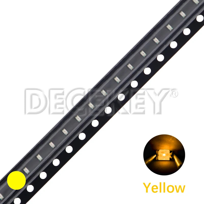 100PCS 0603 SMD LED light emitting Diode bead Blue Red Yellow Green Warm White Orange UV Pink PLR SMD LEDs