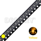 100PCS 0603 SMD LED light emitting Diode bead Blue Red Yellow Green Warm White Orange UV Pink PLR SMD LEDs