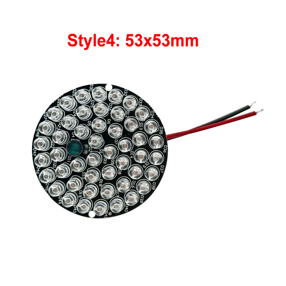 850nm CCTV Fill Light 90degree IR Infrared Night Vision Light 48PCS Leds cctv camera fill light Board