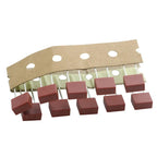 10PCS Fuse 1A 2A 3.15A 4A 5A 6.3A 250V 392 Square Plastic Fuse T10A LCD TV Power Board Commonly Used Fuses Slow Blow Fuse T3.15A