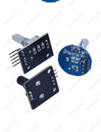 WAVGAT Rotary Encoder Module for Arduino Brick Sensor Development Round Audio Rotating Potentiometer Knob Cap EC11