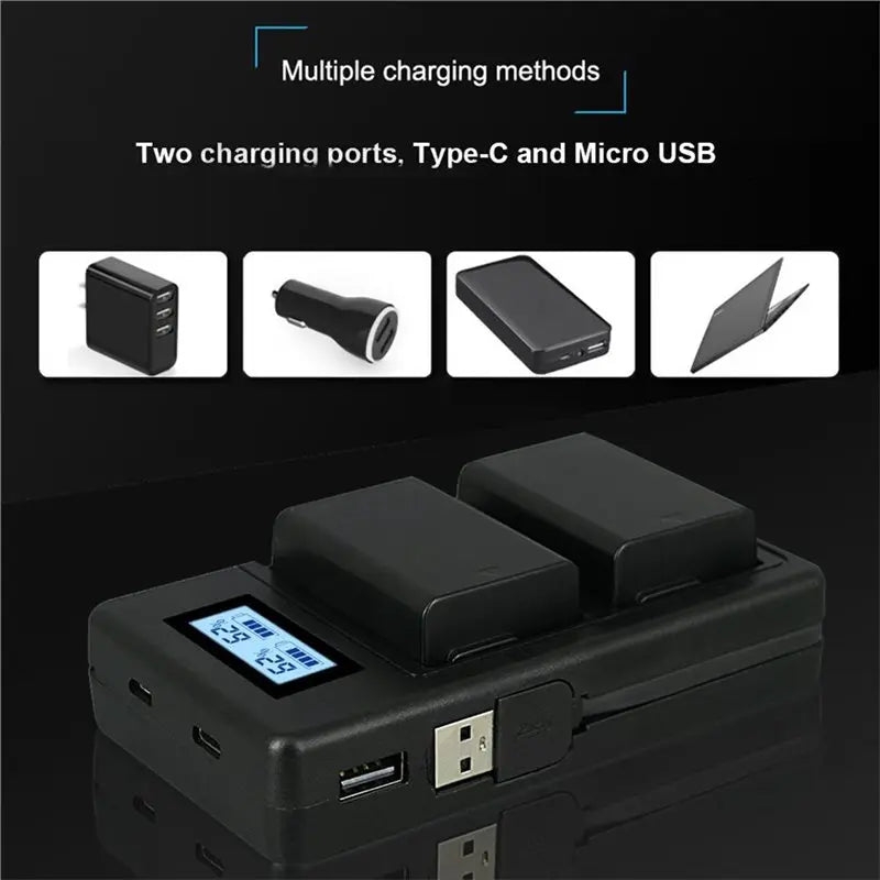 New Arrivals-EN-EL25 Camera Battery With LED Display For Nikon Z50 Z50 II Z50II Z 50 Z30 Z 30 ZFC Z FC Power Supplies