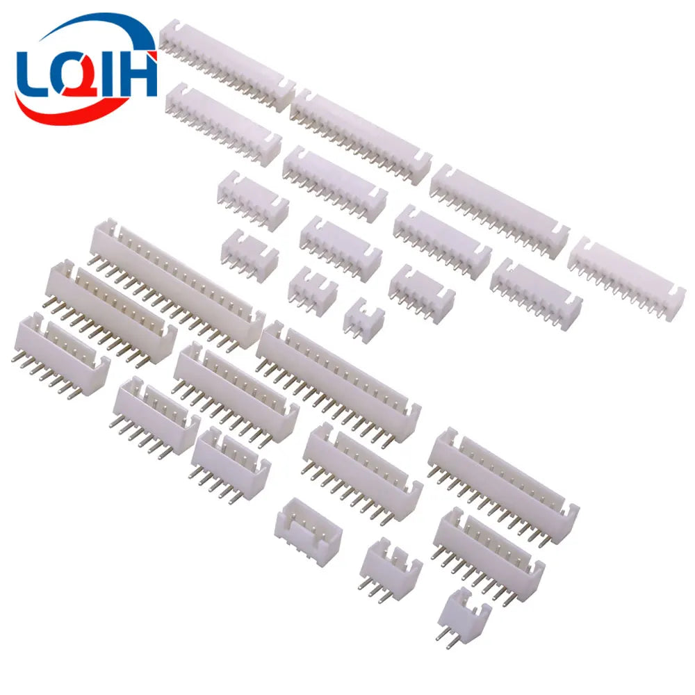 XH 2.54mm Pitch Connector Header Male Blade 2P 3P 4P 5P 6P 7P 8P 9P 10P 11P 12P 13P 14P 15P 16P Straight Curved needle PCB