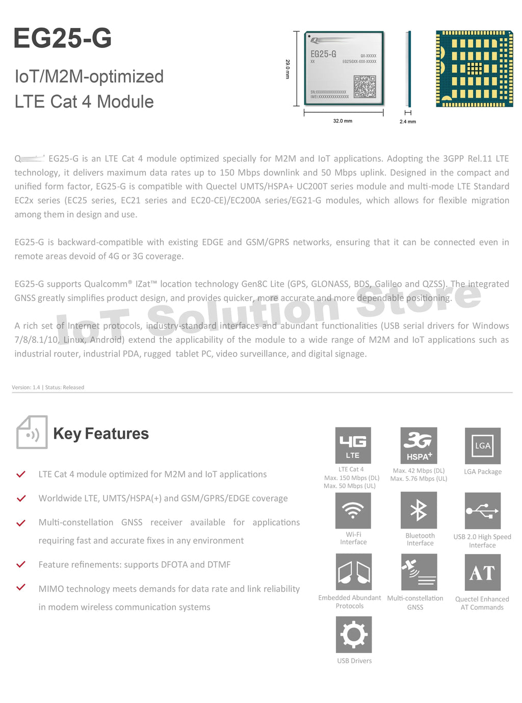 Quectel EC25-EUX for Europe Region/Operator 150Mbps/50Mbps 4G LTE Cat.4 USB Dongle EC25EUX EC25EUXGR EC25EUXGR-128-SGNS