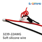 5/10/20/50/100Sets JST PH 2.0mm 2Pin Micro 10cm 3239 22AWG Silicon High Temp Female Plug Cable Straight Male Wafer Pin Connector