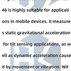 ADXL345 Alternative GY-346 Sensor Module - ADXL362/ADXL346 I2C/SPI Interface for Arduino Compatible