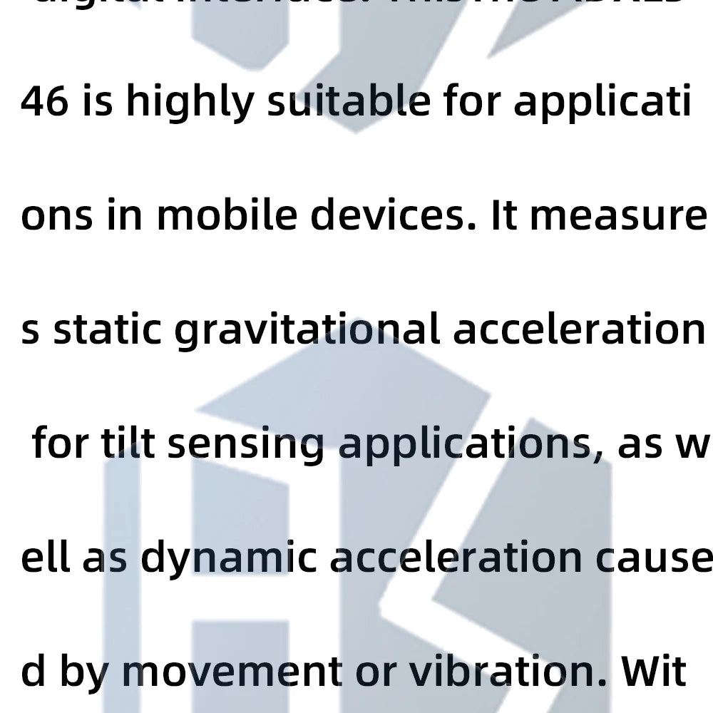 ADXL345 Alternative GY-346 Sensor Module - ADXL362/ADXL346 I2C/SPI Interface for Arduino Compatible
