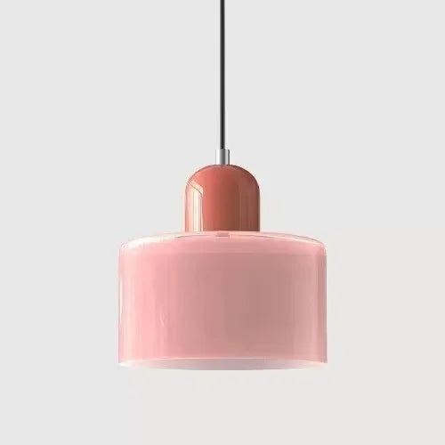 Vintage Stained Glass Chandelier Small Bedside Dining Room Light E27 Pink Orange Green White Home Decorative Lighting Fixture