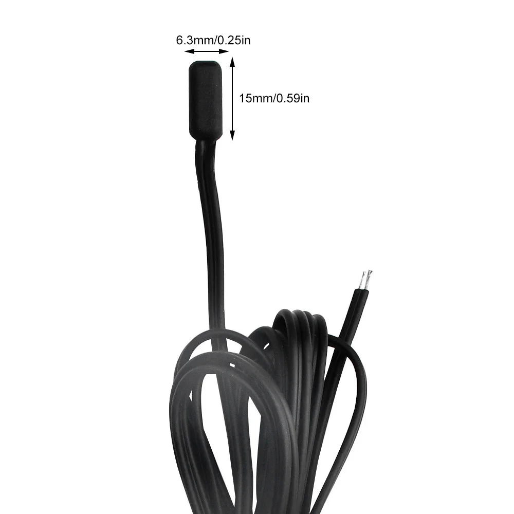 10K B3435 NTC Temperature Sensor Highly Accurate Thermistor Temperature Measuring Probe for Boiler Cold Storage Monitoring