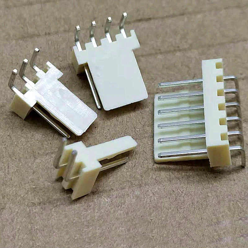 50pcs KF2510 Right Angle Pin Header 2AW 3AW 4AW 5AW 6AW 7AW 8AW 9AW 10AW 2510 2.54MM Male Wafer Connector