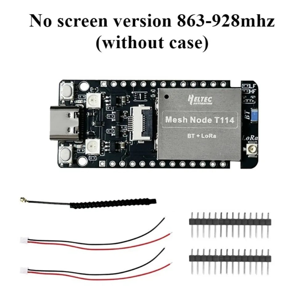 NRF52840 SX1262 LoRa Module T114 Node Dual Core Chip 433 928MHz Frequency Band Meshtastic Compatible for Long Range Communicatio