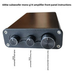 Tpa3255 600w high-power professional-grade subwoofer digital amplifier board - ready-to-use, adjustable low-frequency response