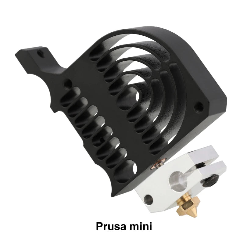 Mellow 1Pcs Aluminum/Copper Prusa Mini Heater Block For PT100 Sensor Cartridge Thermocouple&Thermistor HotEnd For 3D Printer Kit
