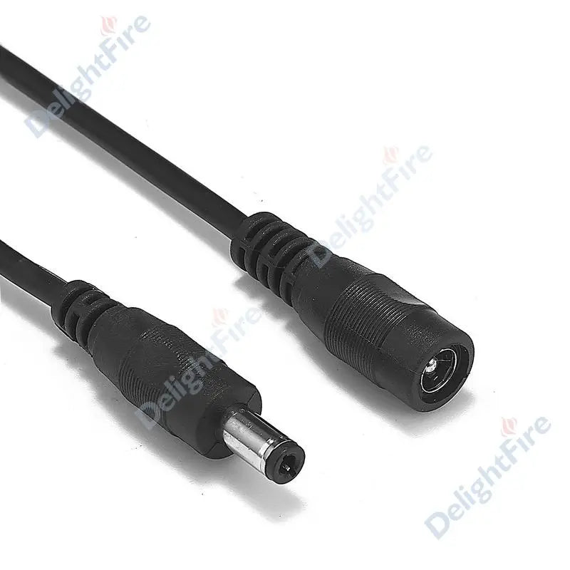 5.5 2.5mm DC Extension Cable 1m 1.5m 2m 3m 5m Jack Plug Connector 5V 12V 24V DC Power Cord For CCTV Camera LED Strip Router