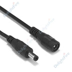 5.5 2.5mm DC Extension Cable 1m 1.5m 2m 3m 5m Jack Plug Connector 5V 12V 24V DC Power Cord For CCTV Camera LED Strip Router