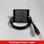 Invisible 940nm 48 LED Array IR Illuminator Lamp Board Light IR Sensor 30ft Range 90deg 12V DC Cable for CCTV Security Camera