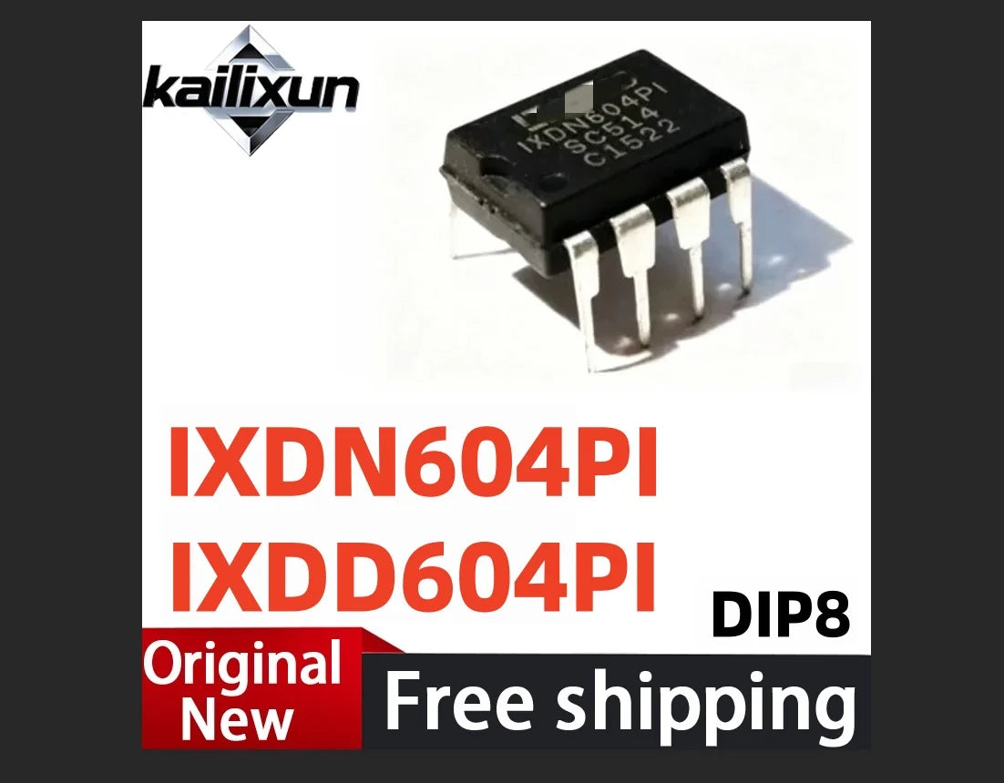 (5Pcs)Original IXDN604PI IXDD604PI DIP-8 Through Hole Power Gate Driver IC Chip