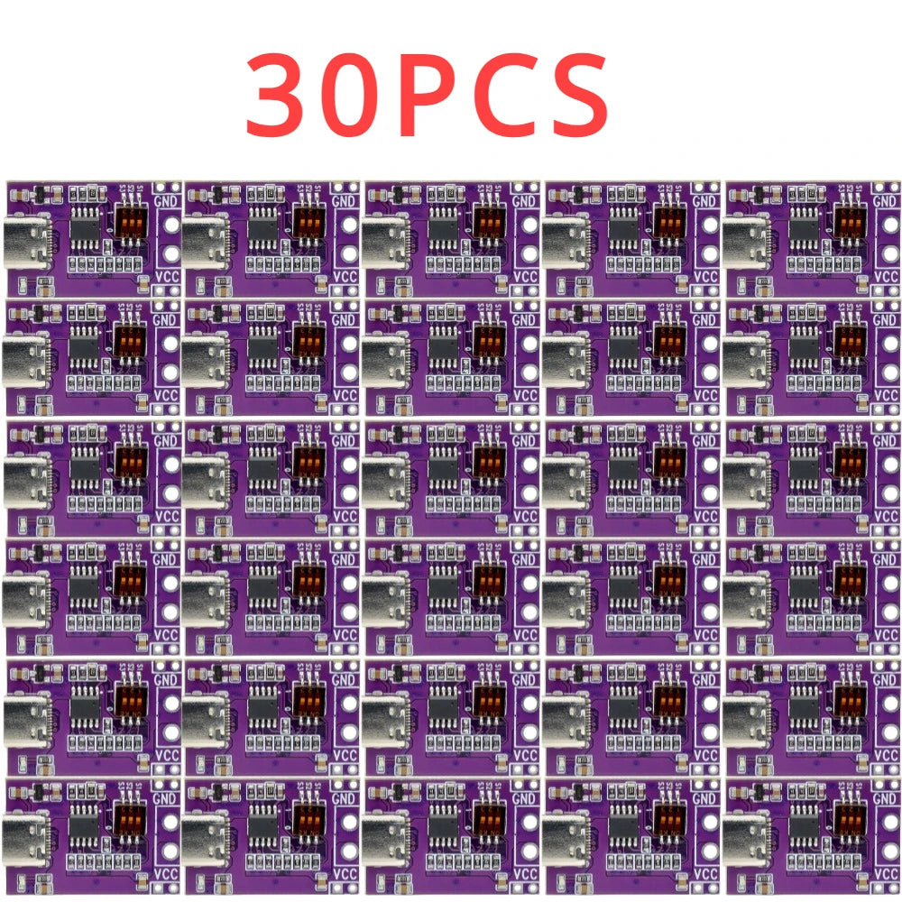 1-100PCS PD/QC/AFC Fast Charge Decoy Trigger Type-C Decoy Module Board with DIP Switch 5V 9V 12V 15V 20V Fixed Voltage Output