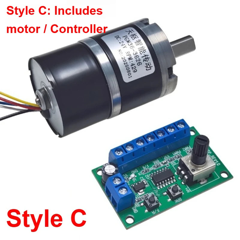 36-3626 Miniature DC Brushless Planetary Gear Motor 12v/24v High Torque Low Noise Built-in Hall Sensor