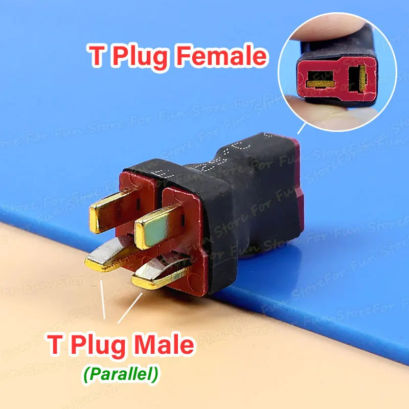 For Fun 1PC XT60 XT90 T Plug Parallel/Series Adapter Male Female Conversion Plug Converter Connector for RC Lipo Battery ESC