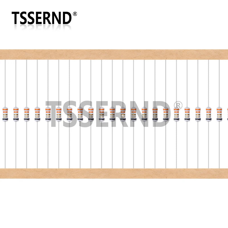 20pcs 1/4W 5% 0.25W Wire Wound Resistor Fuse Winding Resistance 0.5R 10R 0.5 1 2.2 3.3 3.9 4.7 5.1 10 ohm
