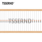 20pcs 1/4W 5% 0.25W Wire Wound Resistor Fuse Winding Resistance 0.5R 10R 0.5 1 2.2 3.3 3.9 4.7 5.1 10 ohm