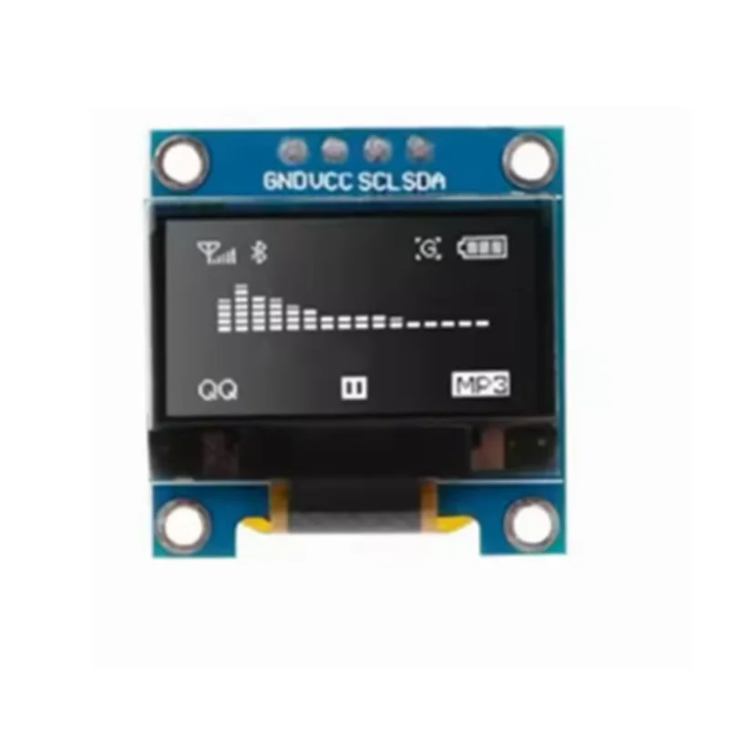 1-10pcs 0.96 inch oled IIC Serial 128X64 I2C SSD1306 12864 LCD Screen Board OLED Display Module For Arduino White BLUE YELLOWBLU
