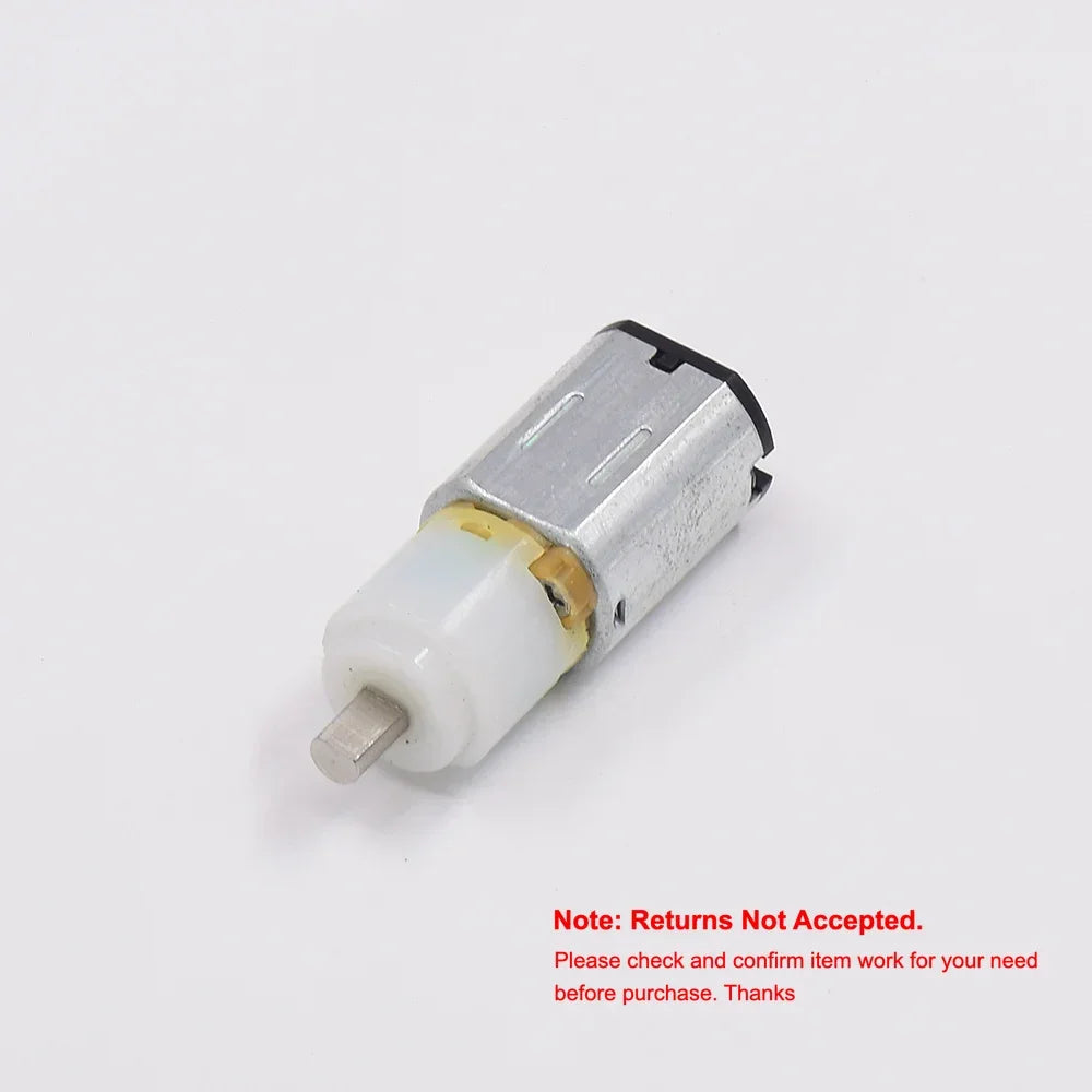 Mini N20 Planetary Plastic Geabox Gear Motor DC 3V 3.7V 5V 6V 80RPM Slow Speed Gear Reduction Motor for Toy Car Electric Lock