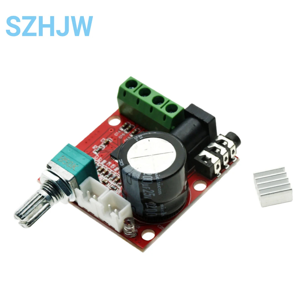 1-10PCS 12V Mini Hi-Fi PAM8610 Audio Stereo Amplifier Board 2X10W Dual Channel D Class