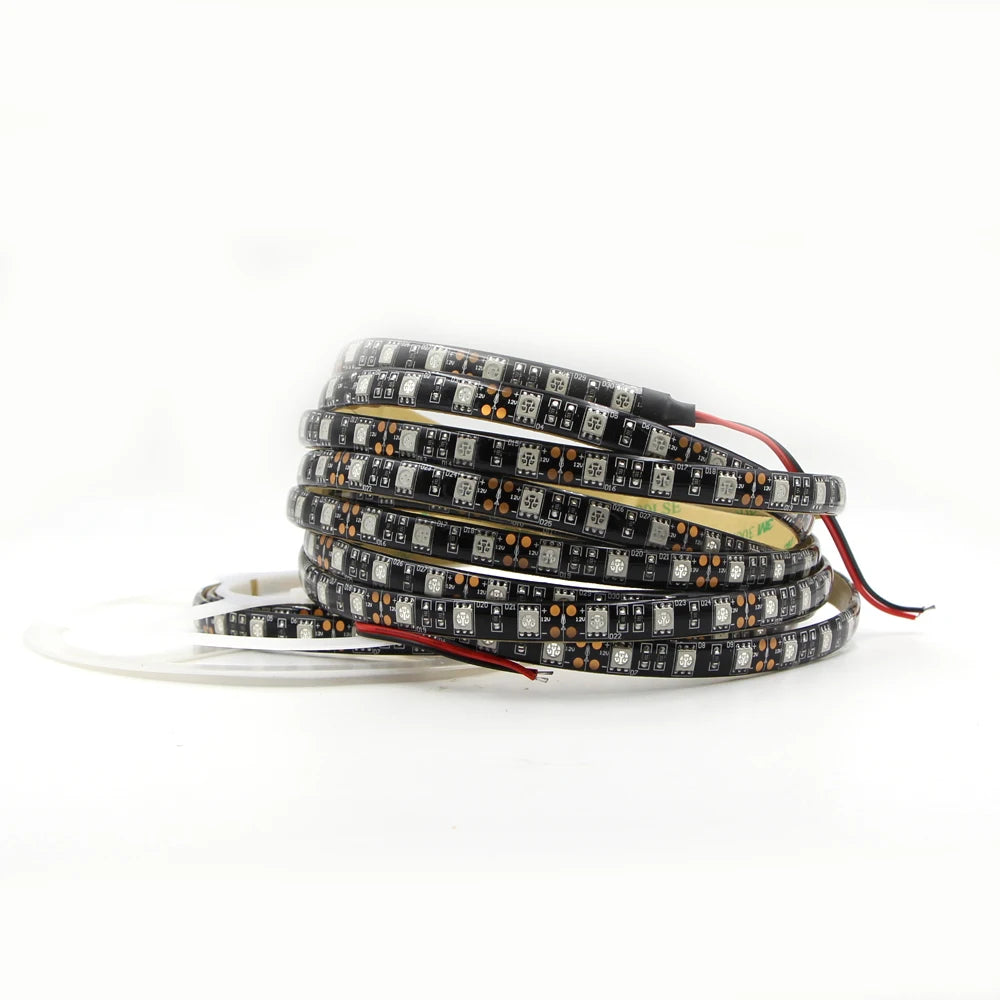 DC 12V SMD 3528 5050 Flexible LED Strip Orange Light 60/120 LEDs per Meter DIY Car Chassis Lighting Strip for Vehicle
